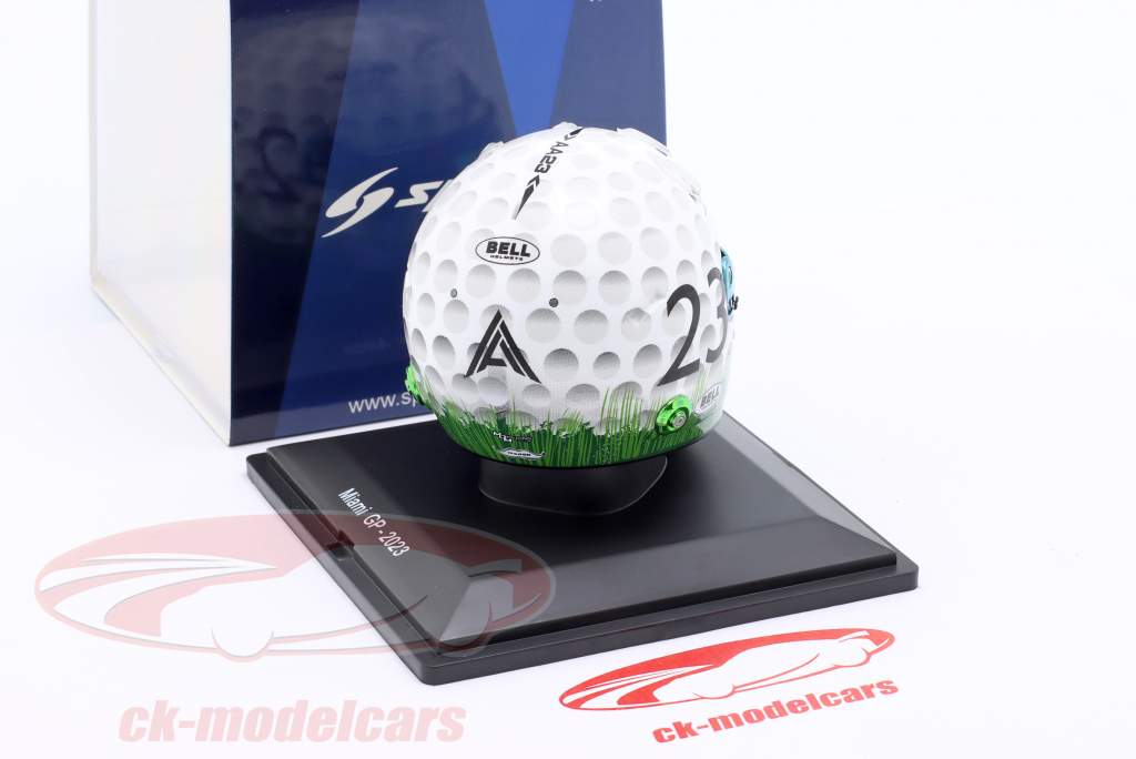 Alexander Albon Williams Racing #2 Майами GP формула 1 2023 шлем 1:5 Spark