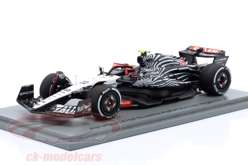 Spark 1:43 Yuki Tsunoda Alpha Tauri AT04 #22 Las Vegas GP