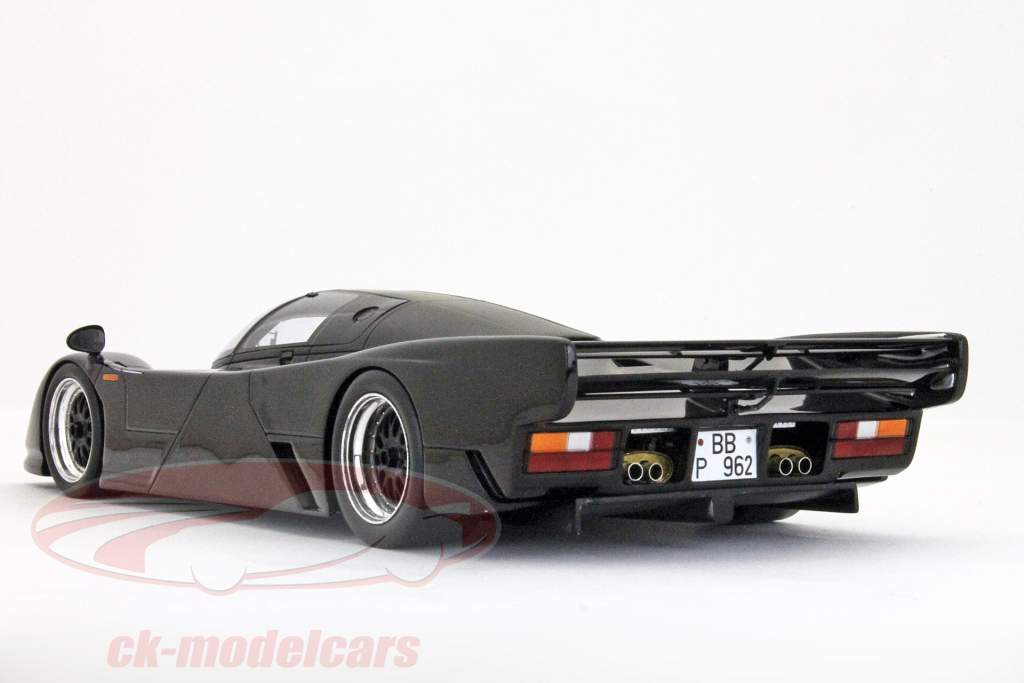 Продолжительность Porsche 962 черный / черный 1:18 Свеча