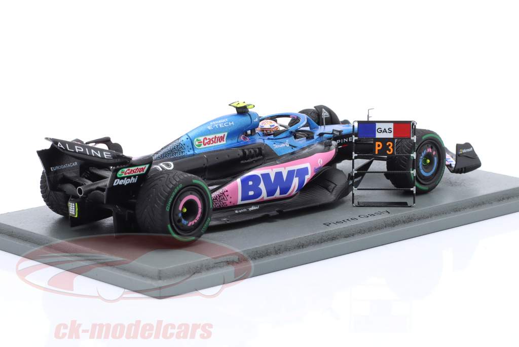 Spark 1:43 Pierre Gasly Alpine A523 #10 3rd Netherlands GP