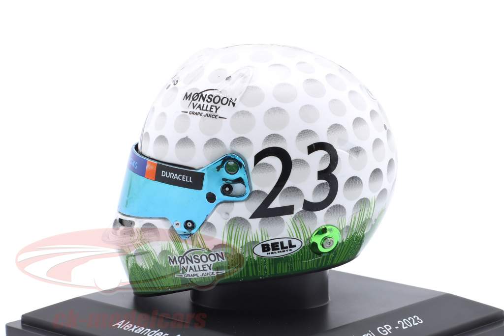 Alexander Albon Williams Racing #2 Майами GP формула 1 2023 шлем 1:5 Spark