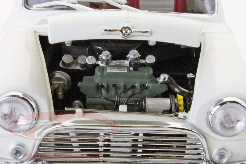 Morris Mini Copper S MKI 1275S / blanco 1:18 Kyosho