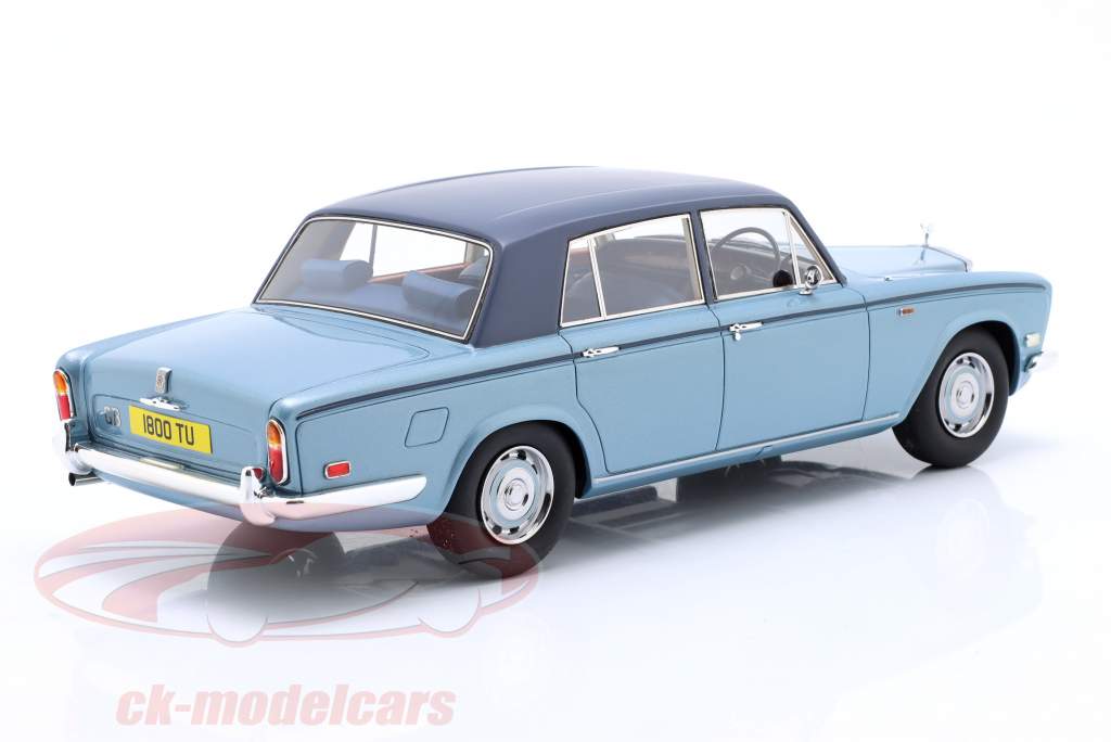 Rolls Royce Silver Shadow year 1975 blue metallic 1:18 Cult Scale