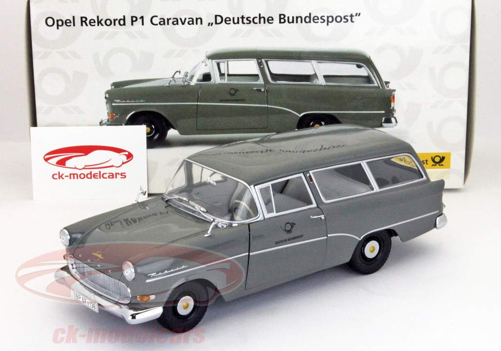 1/18 ミニチャンプス オペル Opel Rekord P1 Caravan Minichamps 1:18 Opel Rekord P1 Caravan german postal service