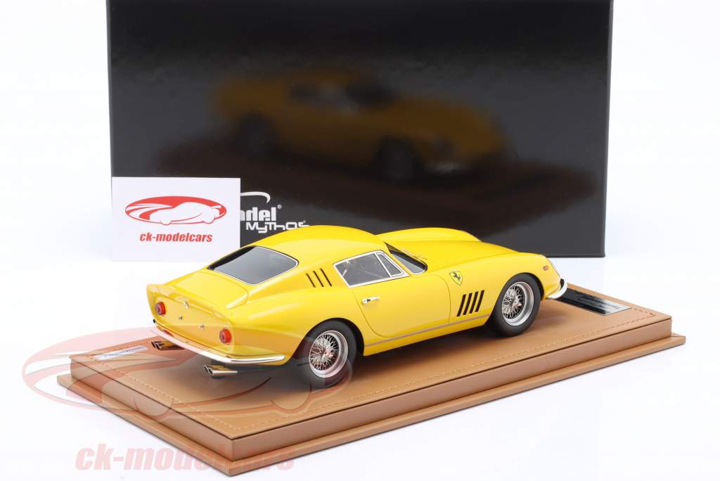 Ferrari 275 GTB/C 3.3L V12 Coupe Année de construction 1965 Modena jaune 1:18 Tecnomodel