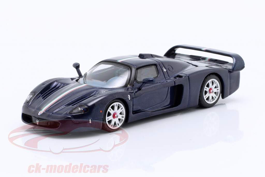 Maserati MC12 year 2008 blue metallic 1:64 BBR