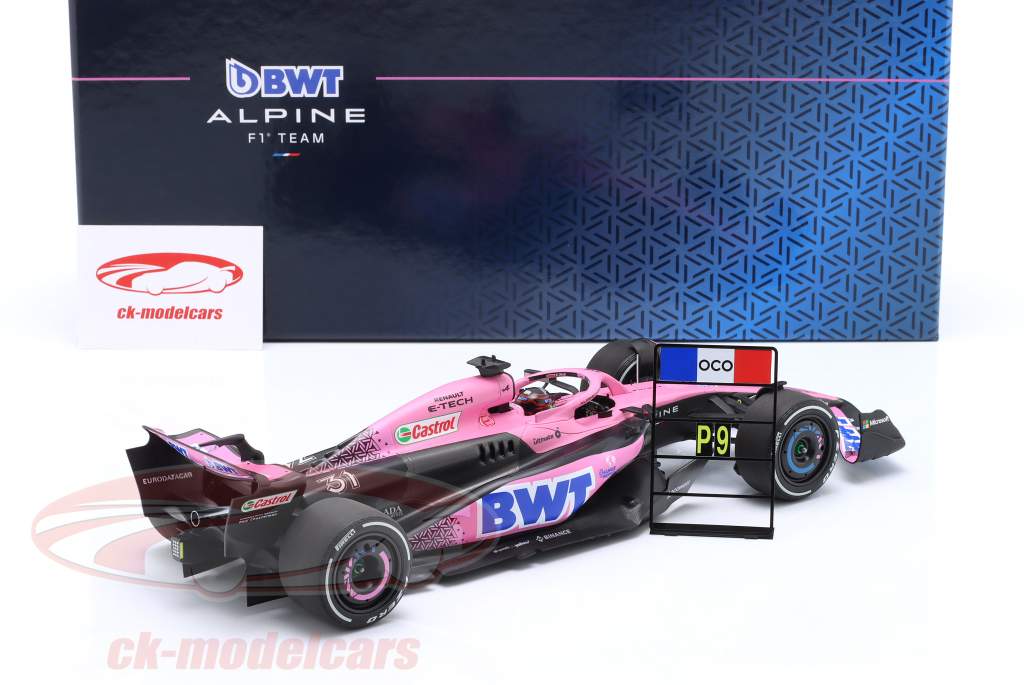 Esteban Ocon Alpine A523 #31 Bahreïn GP formule 1 2023 1:18 Minichamps