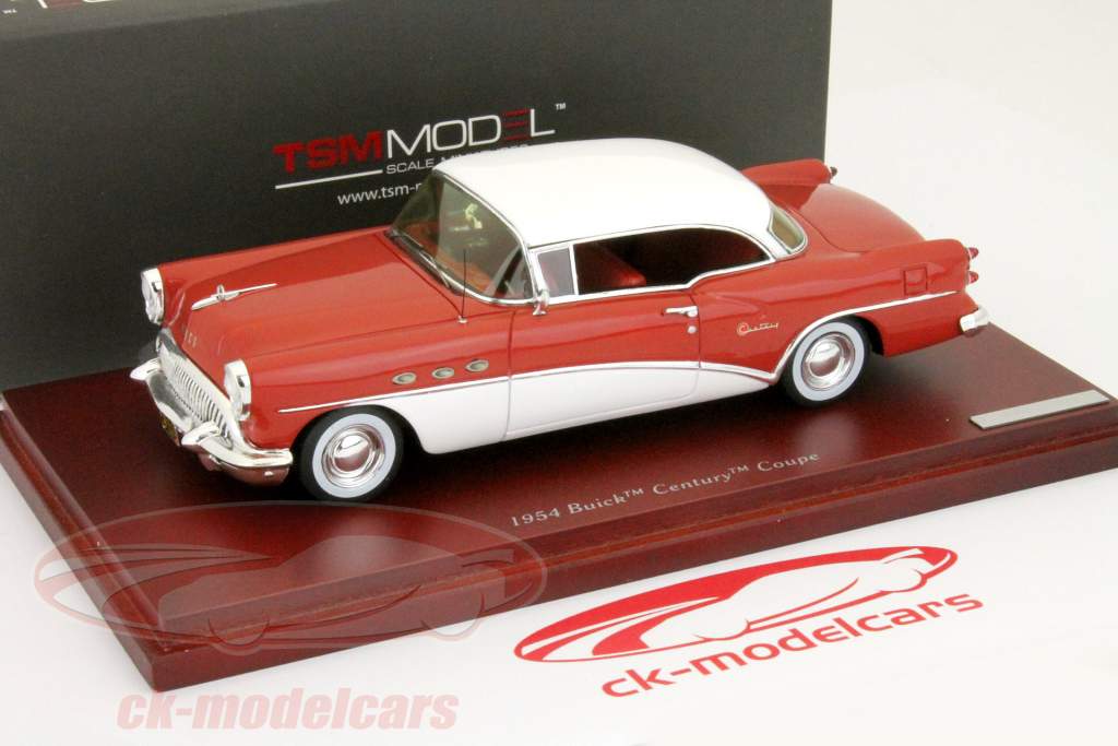 别克世纪双门跑车年份1954红/白1点43分的TrueScale