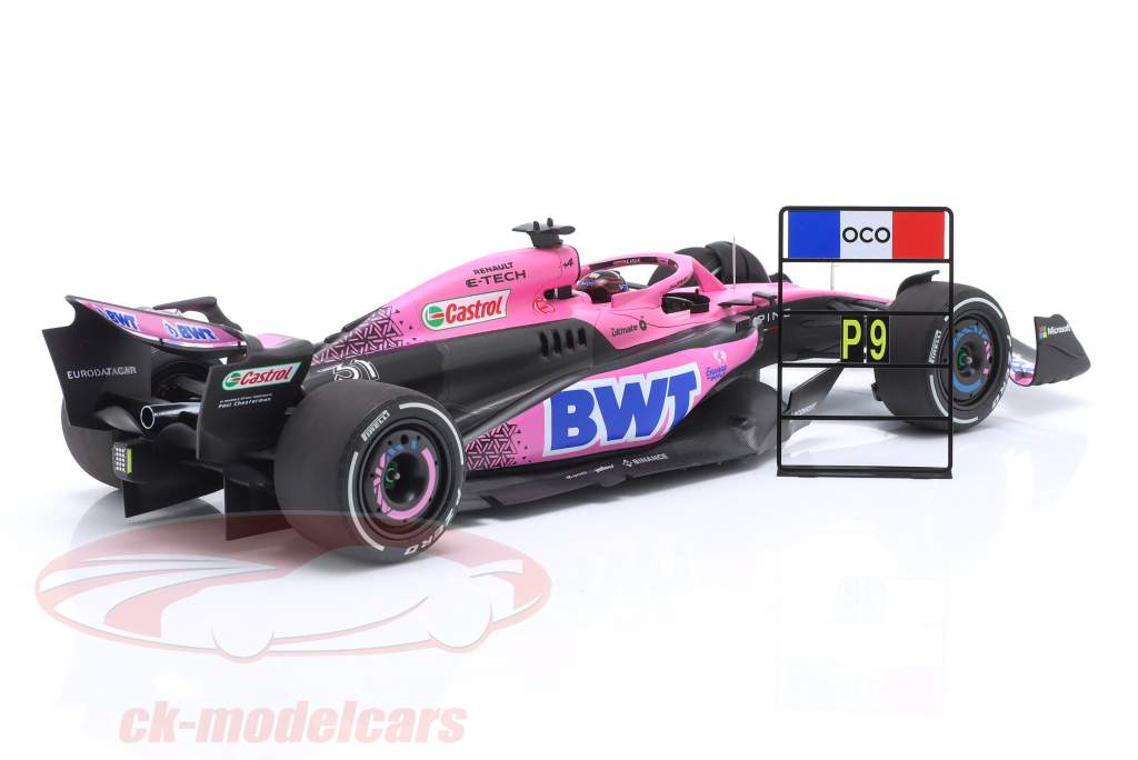 Esteban Ocon Alpine A523 #31 Бахрейн GP формула 1 2023 1:18 Minichamps
