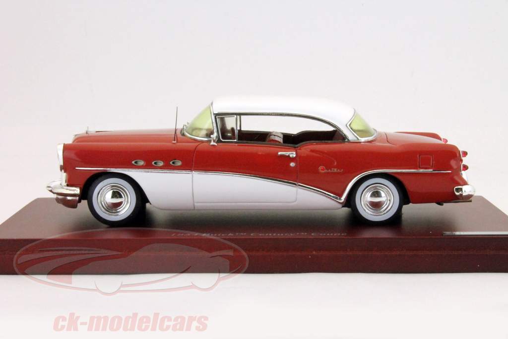 别克世纪双门跑车年份1954红/白1点43分的TrueScale