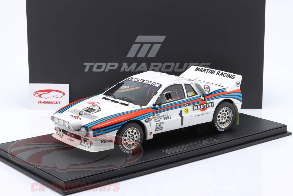 Lancia Rally 037 #1 ganhador Rallye Monte Carlo 1983 Röhrl, Geistdörfer 1:12 TopMarques