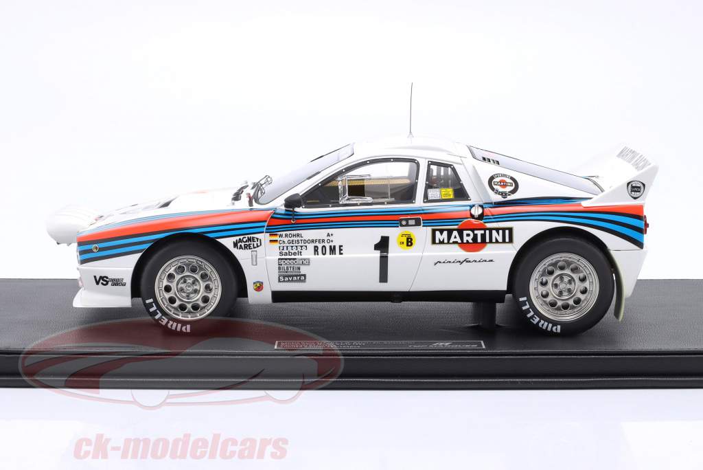 Lancia Rally 037 #1 vinder Rallye Monte Carlo 1983 Röhrl, Geistdörfer 1:12 TopMarques