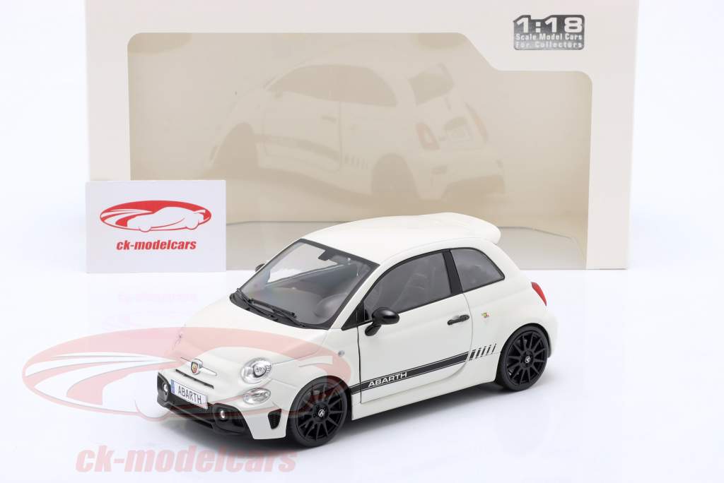 Fiat F595 Abarth Baujahr 2022 weiß 1:18 Solido