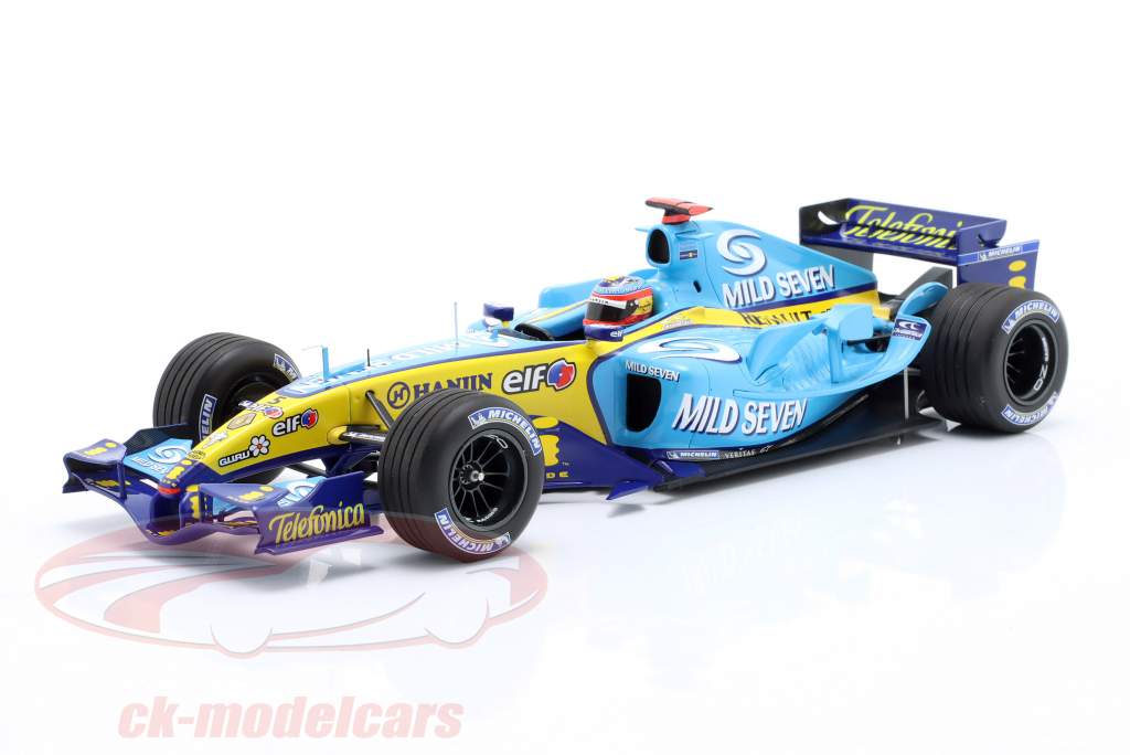 Fernando Alonso Renault R25 #5 vinder San Marino GP formel 1 Verdensmester 2005 1:18 Minichamps