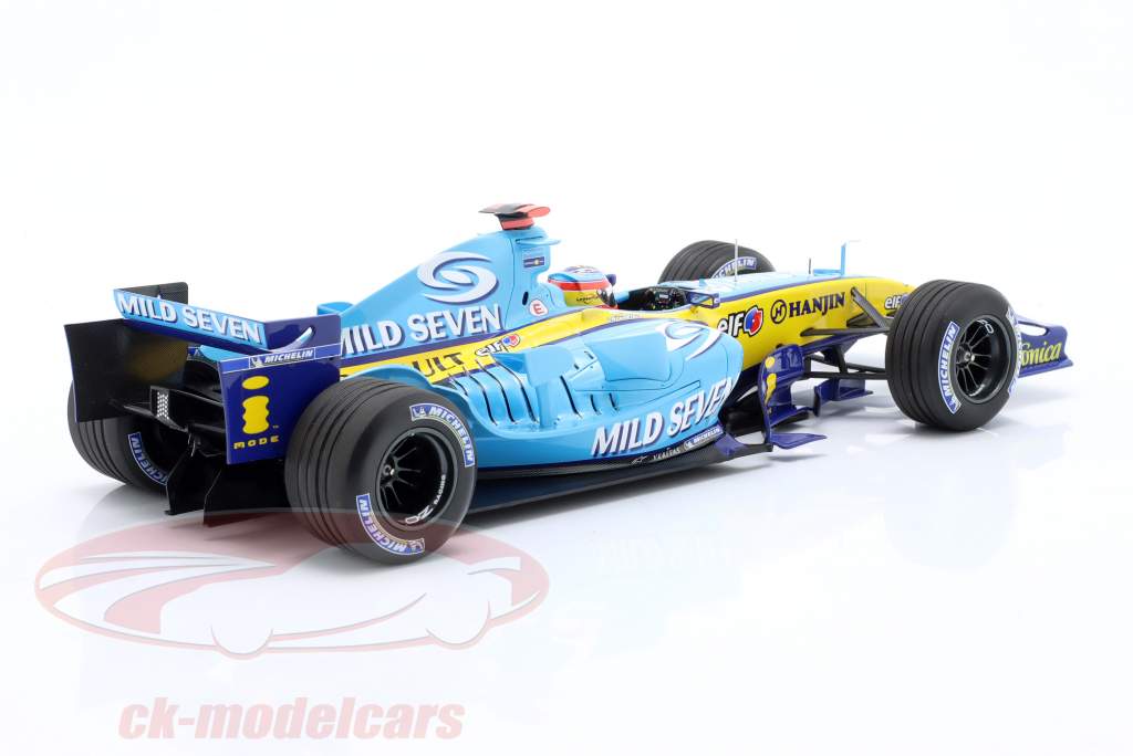 Fernando Alonso Renault R25 #5 vinder San Marino GP formel 1 Verdensmester 2005 1:18 Minichamps