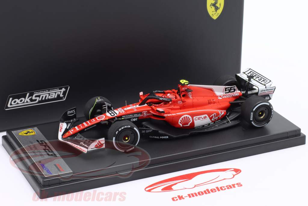 Carlos Sainz jr. Ferrari SF23 #55 Las Vegas GP formel 1 2023 1:43 LookSmart
