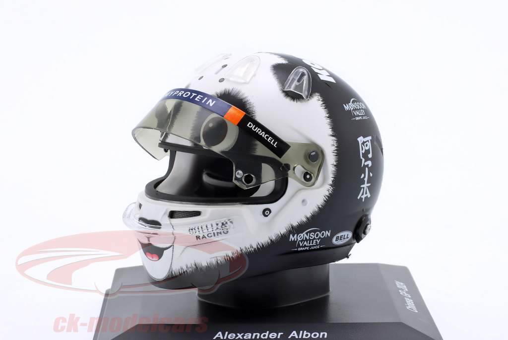 Alexander Albon Williams Racing #23 China GP Formula 1 2024 helmet 1:5 Spark