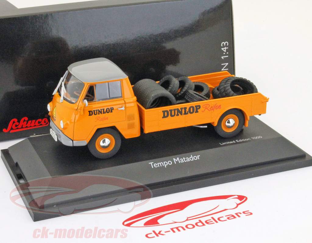 天宝斗牛士平板平板与邓禄普轮胎充旭格1:43