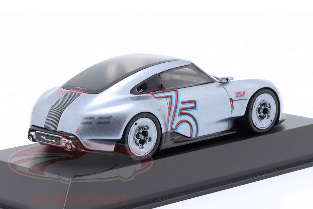 Porsche Vision 357 75 Anni Porsche argento 1:43 Spark