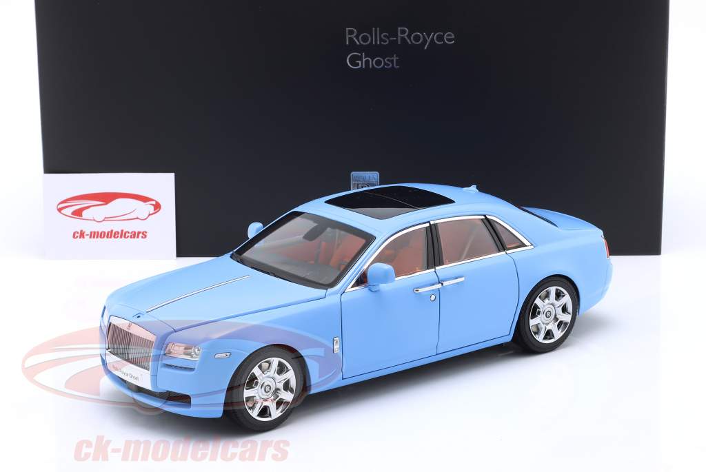 Rolls Royce Ghost year 2011 matt light blue 1:18 Kyosho