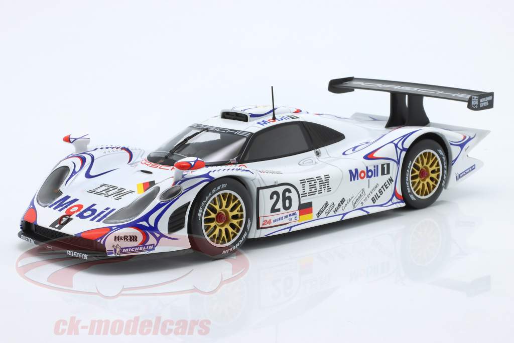 Porsche 911 GT1 #26 ganador 24h LeMans 1998 McNish, Aiello, Ortelli 1:18 WERK83