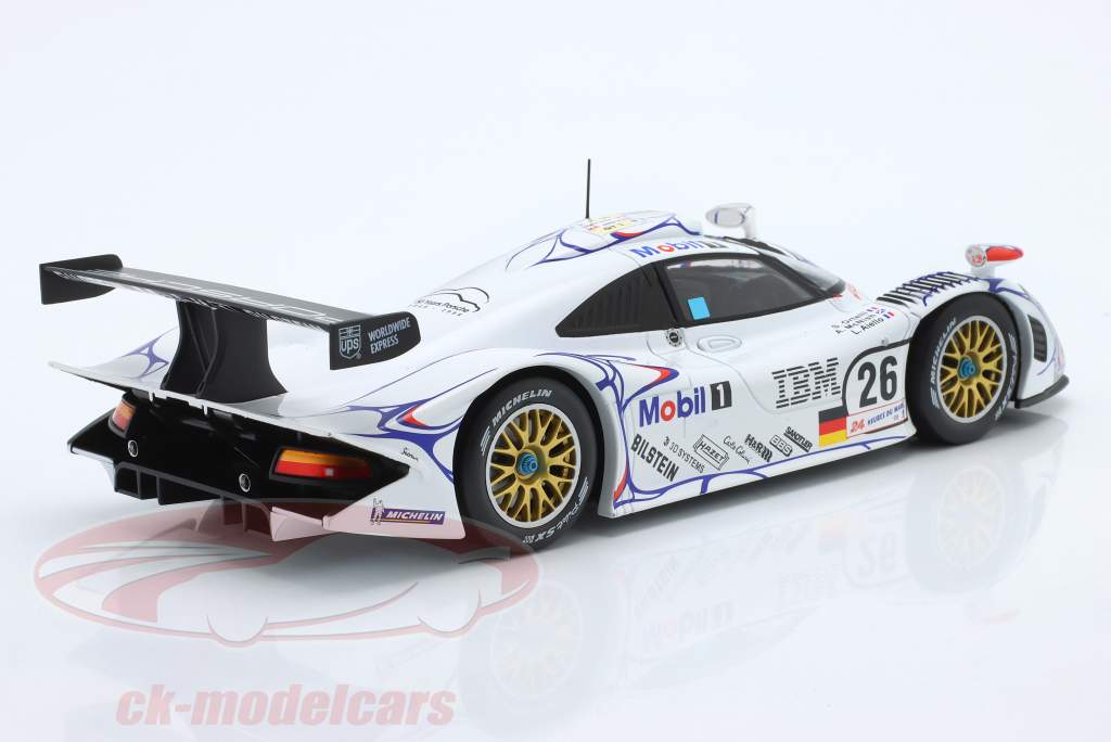 Porsche 911 GT1 #26 vinder 24h LeMans 1998 McNish, Aiello, Ortelli 1:18 WERK83
