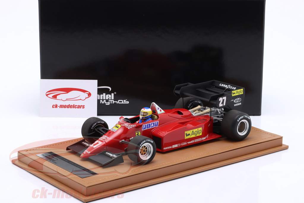 1/20 スタジオ27 フェラーリ 126C4 ベルギーGP Tecnomodel 1:18 Michele Alboreto Ferrari 126C4 #27 2番目