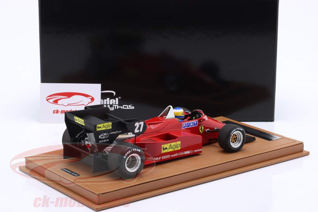 Tecnomodel 1:18 Michele Alboreto Ferrari 126C4 #27 2nd