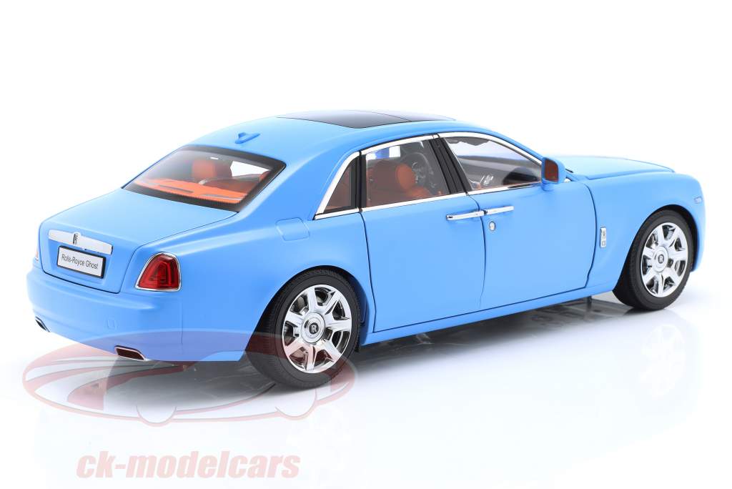 Rolls Royce Ghost year 2011 matt light blue 1:18 Kyosho