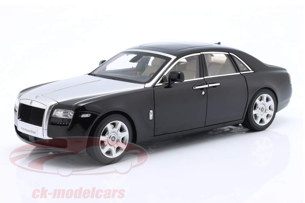 Rolls Royce Ghost Baujahr 2011 schwarz / silber 1:18 Kyosho 