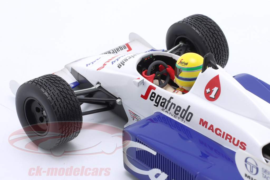 Ayrton Senna Toleman Hart TG184 #19 2nd Monaco GP formula 1 1984 1:18 Minichamps