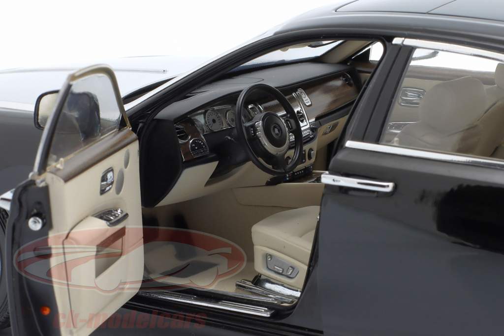 Rolls Royce Ghost Année de construction 2011 noir / argent 1:18 Kyosho