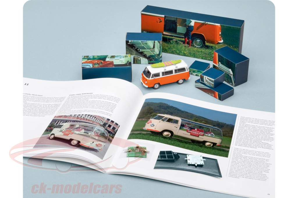 Volkswagen VW Bulli Calendário do Advento: Volkswagen VW Bulli laranja 1:43 Franzis