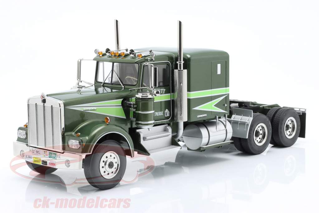 Kenworth W900 牵引车 绿色的 金属的 1:18 Road Kings