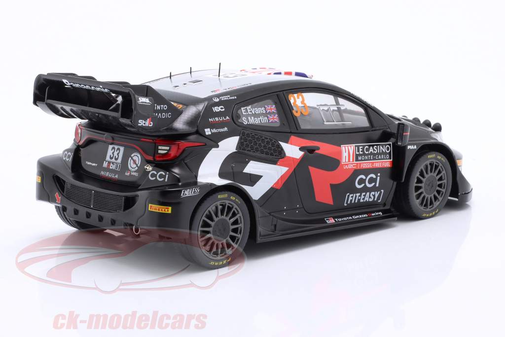 Toyota GR Yaris Rally1 Hybrid #33 3rd Rallye Monte Carlo 2024 Evans, Martin 1:18 Ixo