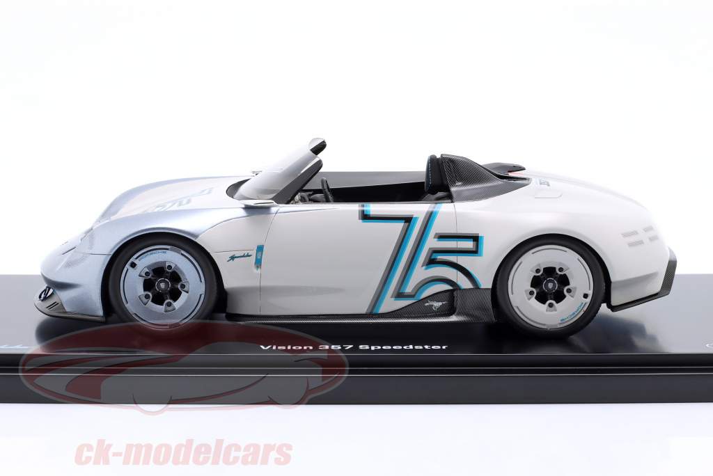 Porsche Vision 357 Speedster blanco / gris 1:18 Spark