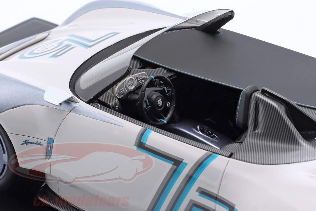 Porsche Vision 357 Speedster blanc / gris 1:18 Spark