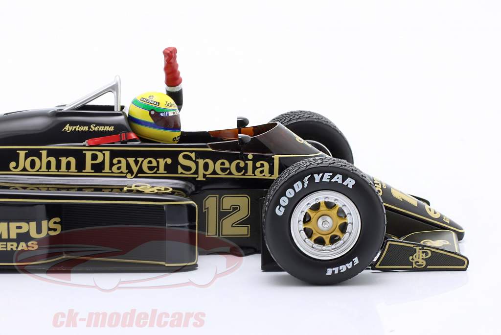 Ayrton Senna Lotus 97T #12 第一名 赢 葡萄牙 GP 公式 1 1985 1:18 Minichamps