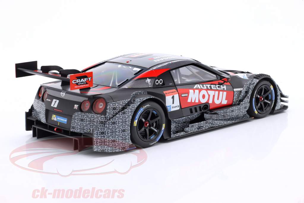 Nissan GT-R GT500 #1 Super GT Series Test Okayama 2015 Matsuda, Quintarelli 1:18 Ebbro