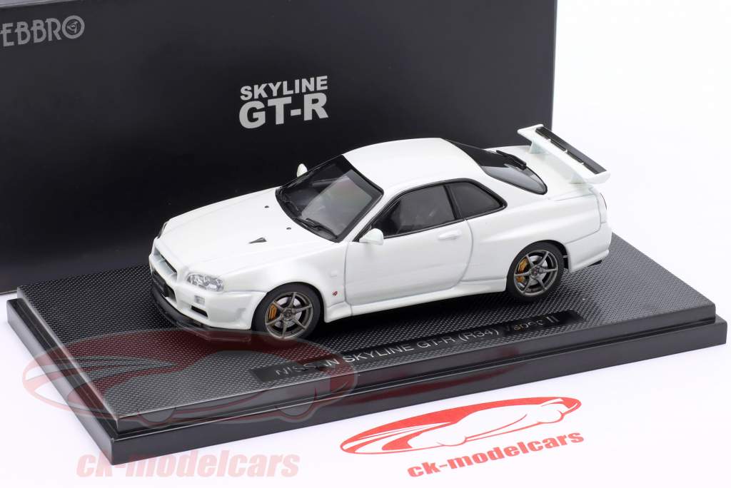 Nissan Skyline GT-R (R34) Vspec II weiß 1:43 Ebbro