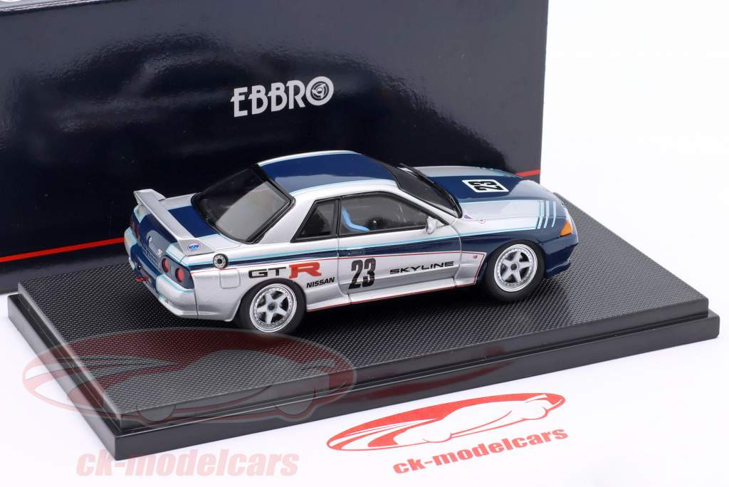 Ebbro 1:43 Nissan Skyline GT-R Gr.A Test Car #23 silver