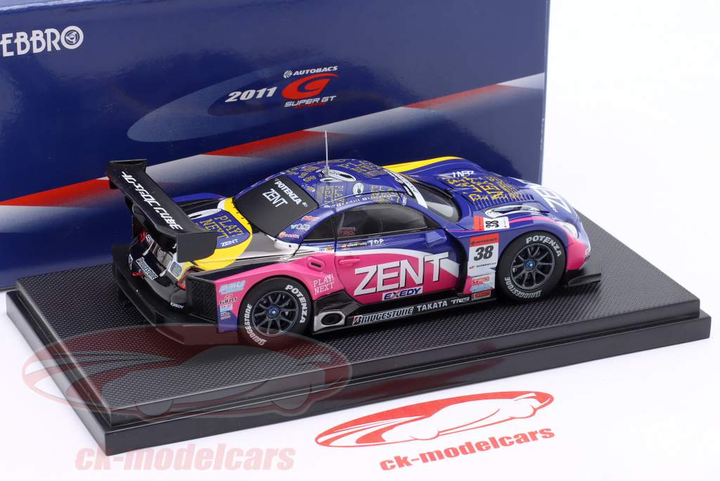 Ebbro 1:43 Lexus SC430 #38 Super GT Series Japan 2011 Hirate