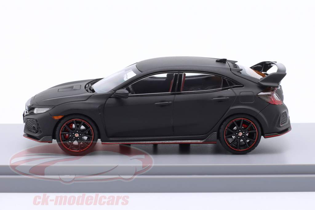 Honda Civic Type R 原型 2017 乏味的 黑色的 1:43 Ebbro