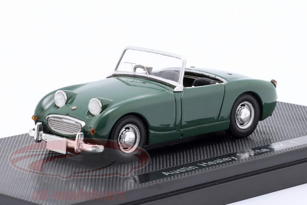 Austin Healey Sprite Mk1 Byggeår 1958 mørkegrøn 1:43 Ebbro
