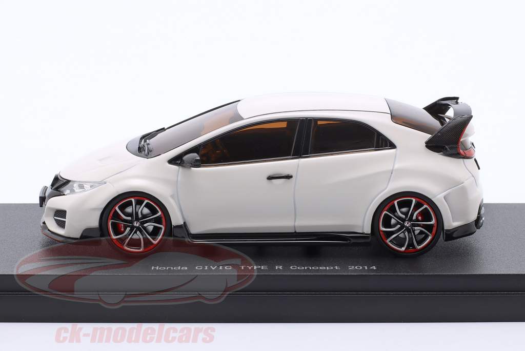 Honda Civic Type R Concept Car 2014 白 1:43 Ebbro
