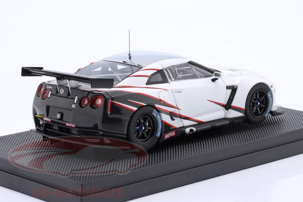 Nissan GT-R GT1 Presentation Car 2009 bianco 1:43 Ebbro