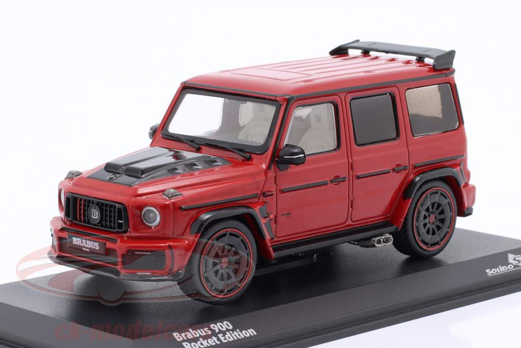 Brabus 900 Rocket Edition 建設年 2022 パールレッド 1:43 Solido