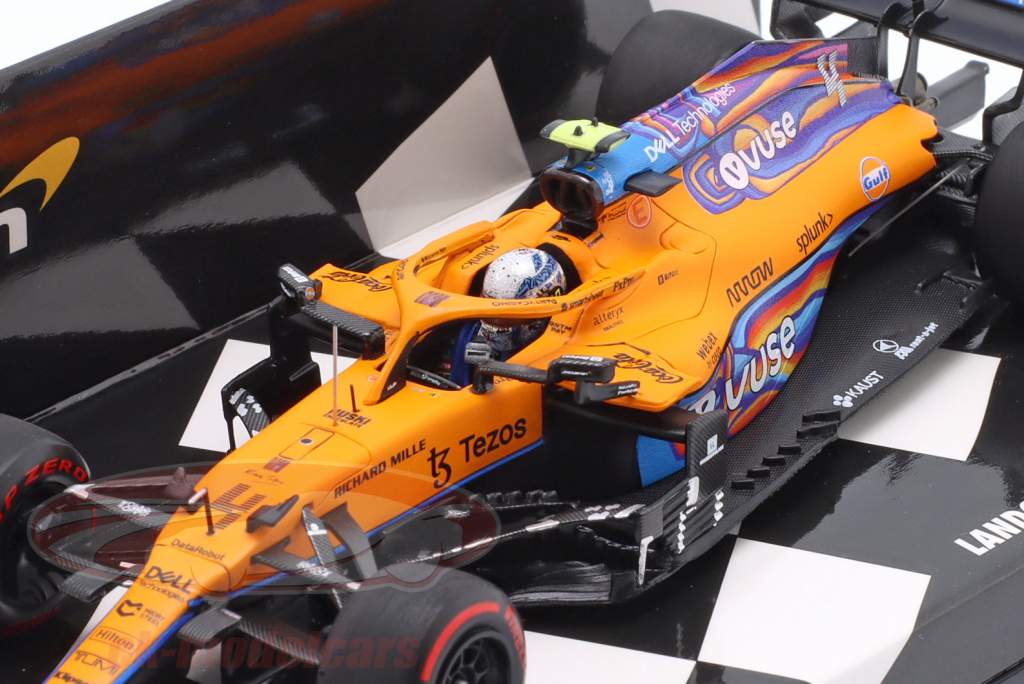 Daniel Ricciardo McLaren MCL35M #3 Abu Dhabi GP fórmula 1 2021 1:43 Minichamps