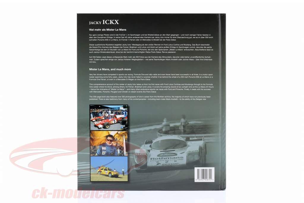 Bog: Jacky Ickx - Meget mere som Hr LeMans (tysk & engelsk)
