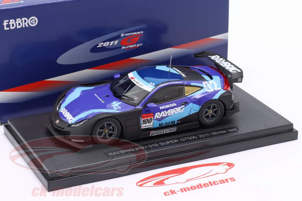 美品 エブロ レイブリック HSV-010 スーパーGT 2010 HONDA Ebbro 1:43 Honda HSV-010 GT #1 Winner Super GT Series Sepang